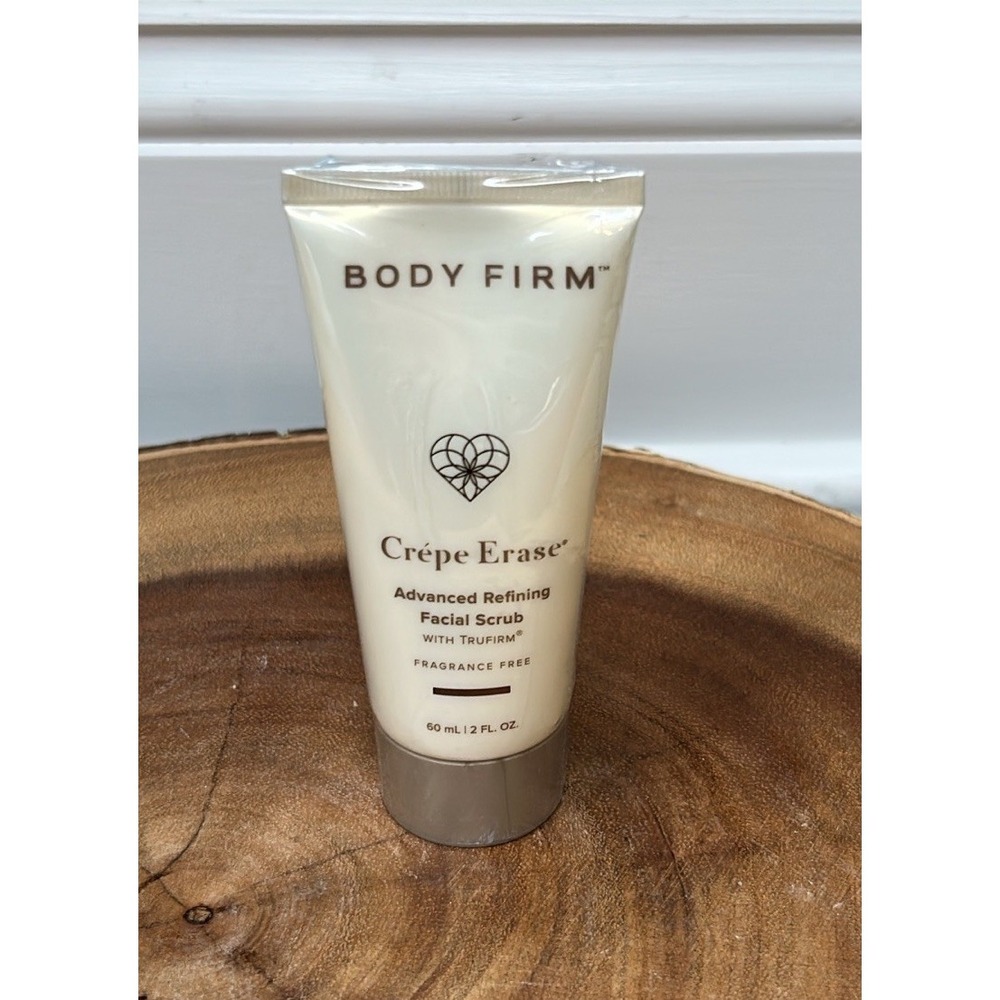 Body Firm CREPE ERASE Advanced Refining Facial Scrub NEW SEALED 2 oz Travel